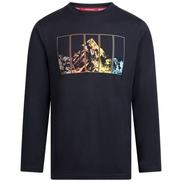 Męska Koszulka Casualowa Zeppelin Z Długim Rękawem. Czarne bluzki z długim rękawem Trespass, m, bez wzorów, bez kołnierzyka, bez ramiączek. Za 113.99 zł.