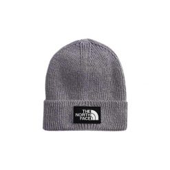 Czapka zimowa unisex The North Face LOGO BOX CUF BEANIE. Szare czapki zimowe The North Face, bez wzorów. W wyprzedaży za 119.00 zł.