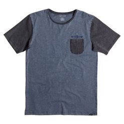 Quiksilver Scribble Tee kieszeni ciemny denim EQYKT03530-BRQ0 (rozmiar S). T-shirty sportowe Quiksilver, bez wzorów, z denimu, bez ramiączek. W wyprzedaży za 50.00 zł.