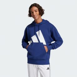 Bluza z kapturem Essentials Big Logo French Terry. Białe bluzy Adidas, xs, bez wzorów, z materiału, z kapturem. Za 249.00 zł.