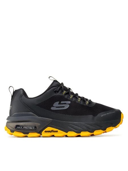 Skechers Sneakersy Liberated 237301/BKYL Czarny. Czarne buty sportowe casual Skechers, bez wzorów, z materiału, bez zapięcia. Za 479.99 zł.