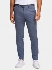 Lindbergh Chinosy 30-006031 Niebieski Slim Fit. Niebieskie eleganckie spodnie Lindbergh, m, z syntetyku. Za 219.99 zł.