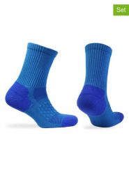 Norfolk Skarpety trekkingowe (2 pary) "Lacivert" w kolorze niebieskim rozmiar: 43-46. Niebieskie skarpety Norfolk, bez wzorów, z materiału. Za 69.99 zł.