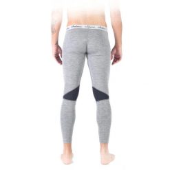 Legginsy termoaktywne turystyczne męskie Woolona Patch 100% Merino. Szare bielizna termoaktywna WOOLONA, m, bez wzorów. W wyprzedaży za 250.75 zł.