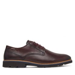 Półbuty Pikolinos. Brązowe eleganckie półbuty Pikolinos, bez wzorów, bez obcasa, bez zapięcia. Za 629.99 zł.