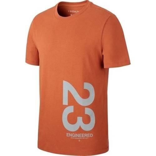 Koszulka sportowa męska Nike Air Jordan 23 Engineered. Brązowe t-shirty sportowe Nike, bez wzorów, bez ramiączek, do koszykówki. Za 139.00 zł.