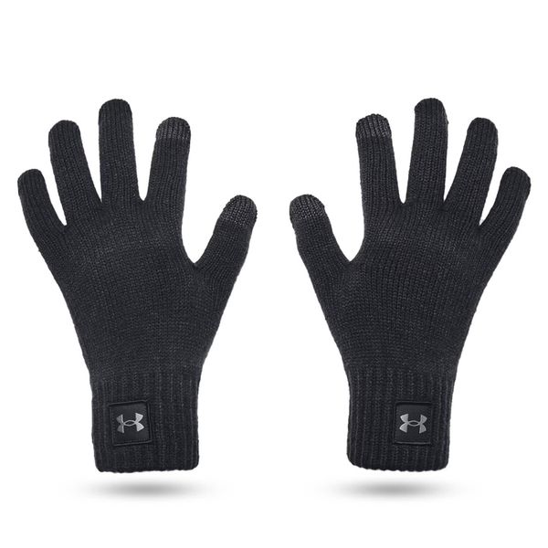 Rękawiczki męskie UNDER ARMOUR Halftime ekran dotykowy. Czarne rękawiczki Under Armour, bez wzorów. Za 158.00 zł.