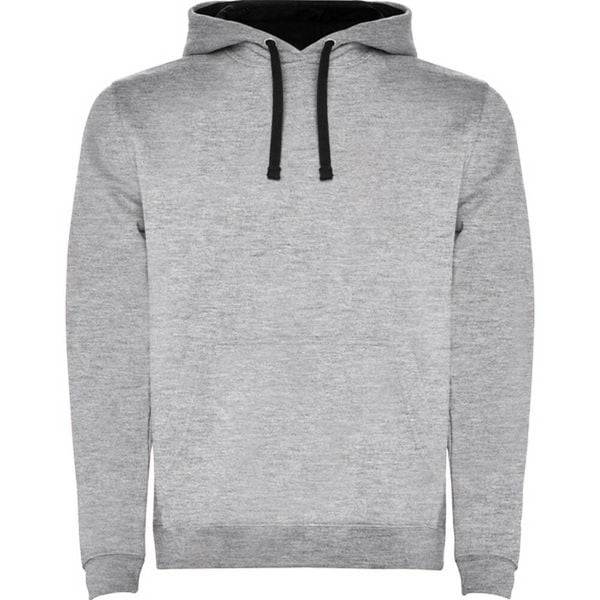 Męska Bluza Urban Plain Heather Hoodie. Czarne bluzy z kapturem ROLY, m, bez wzorów, z bawełny, z kapturem. Za 149.99 zł.