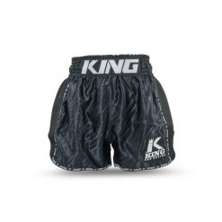 Szorty do boksu tajskiego King Pro Boxing Bangkok 1. Czarne szorty KING PRO BOXING, bez wzorów, sportowe. Za 233.50 zł.