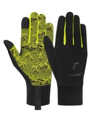 Reusch Rękawiczki narciarskie "Liam TOUCH-TEC" w kolorze czarno-żółtym rozmiar: 7. Czarne rękawiczki Reusch, bez wzorów. Za 69.99 zł.