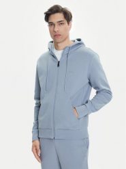BOSS Bluza Saggy 50506161 Szary Regular Fit. Szare bluzy Boss, m, bez wzorów, z bawełny, bez kaptura. Za 749.99 zł.