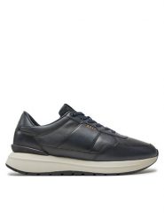 Boss Sneakersy Jace 50529502 Granatowy. Niebieskie buty sportowe casual Boss, bez wzorów, ze skóry, bez zapięcia. Za 799.99 zł.