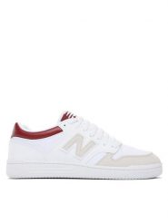 New Balance Sneakersy BB480LKB Biały. Białe buty sportowe casual New Balance, bez wzorów, ze skóry, bez zapięcia. Za 299.99 zł.