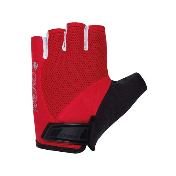 Rękawiczki rowerowe męskie Chiba Sport Pro. Czerwone rękawiczki Chiba, bez wzorów. W wyprzedaży za 62.00 zł.