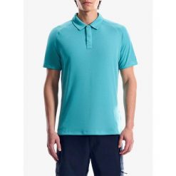 Koszulka polo męska Berghaus Ivyhill Tech Polo Am. Niebieskie koszulki polo Berghaus, m, bez wzorów, bez kołnierzyka, bez ramiączek. Za 236.49 zł.