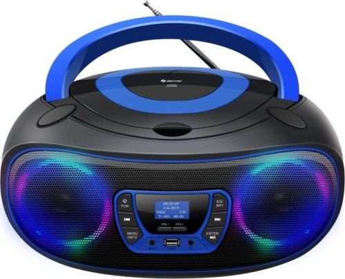 Boombox Denver TDB-212BU niebieski. Niebieskie głośniki przenośne Denver. Za 293.99 zł.