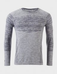 Koszulka termoaktywna męska Halti Free Recy Seamless. Szare bielizna termoaktywna Halti, m, bez wzorów, z materiału, bez ramiączek, na fitness i siłownię. Za 199.99 zł.