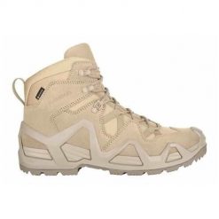 Buty trekkingowe męskie Lowa Military-stiefel Zephyr Mk2 Gtx Mid. Brązowe buty trekkingowe Lowa, bez wzorów, z materiału, za kostkę, bez zapięcia. Za 1,061.00 zł.
