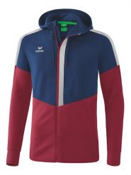 Erima Kurtka sportowa "Squad" w kolorze granatowo-czerwonym rozmiar: L. Czerwone kurtki outdoor i hardshell Erima, l, bez wzorów, z materiału, bez kaptura, outdoorowe. Za 114.98 zł.