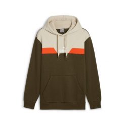 Bluza z kapturem Puma Power Colorblock. Zielone bluzy z kapturem Puma, na jesień, m, bez wzorów, z materiału, z kapturem. Za 246.65 zł.