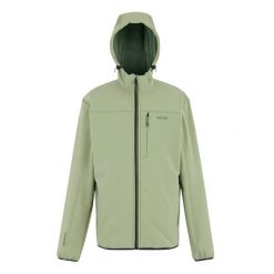 Kurtka Męska Ossek Soft Shell. Zielone kurtki Regatta, m, bez wzorów, bez kaptura. Za 111.99 zł.