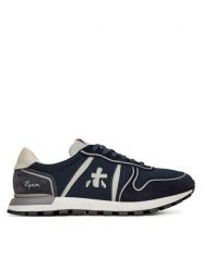 Premiata Sneakersy Ryan 7329 Granatowy. Niebieskie buty sportowe casual Premiata, bez wzorów, z materiału, bez zapięcia. Za 1,149.00 zł.