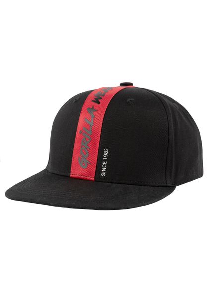 Malone Snapback Czapka - Czarny. Czarne czapki z daszkiem GORILLA WEAR, bez wzorów, z bawełny. Za 170.00 zł.