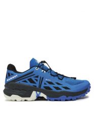 Mammut Trekkingi 3030-05000 Niebieski. Niebieskie botki sznurowane Mammut, bez wzorów, z materiału, bez obcasa, bez zapięcia. Za 639.99 zł.