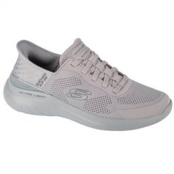 Buty do chodzenia męskie Skechers Bounder 2.0. Szare buty sportowe casual Skechers, bez wzorów, z gumy, bez zapięcia. Za 509.99 zł.