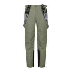 Spodnie narciarskie męskie CMP 3W17397N. Brązowe spodnie narciarskie i snowboardowe CMP, m, bez wzorów, narciarskie. Za 379.99 zł.