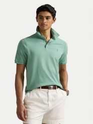 Polo Ralph Lauren Polo 710941439022 Zielony Regular Fit. Zielone koszulki polo Polo Ralph Lauren, m, bez wzorów, z bawełny, bez kołnierzyka, bez ramiączek. Za 549.99 zł.