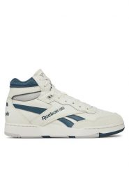 Reebok Sneakersy BB 4000 II Mid ID1522 Biały. Białe buty sportowe casual Reebok, bez wzorów, ze skóry, bez zapięcia. Za 289.99 zł.