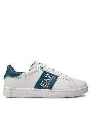 EA7 Emporio Armani Sneakersy X8X102 XK346 T522 Biały. Białe buty sportowe casual EA7 Emporio Armani, bez wzorów, z materiału, bez zapięcia. Za 1,139.00 zł.