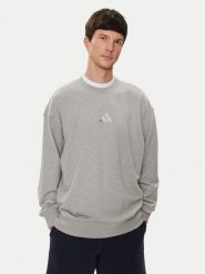Adidas Bluza ALL SZN French Terry IY4151 Szary Loose Fit. Szare bluzy Adidas, l, bez wzorów, z bawełny, bez kaptura. Za 149.99 zł.