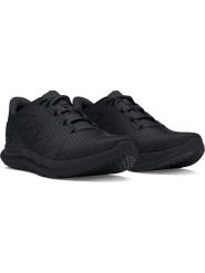 Under Armour Buty "Charged Speed Swift" w kolorze czarnym do biegania rozmiar: 44,5. Czarne buty do biegania Under Armour, bez wzorów, z materiału, bez zapięcia, do biegania. Za 166.49 zł.