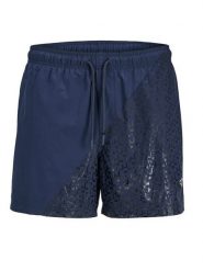 Jack & Jones Szorty kąpielowe Maui Splash 12291491 Granatowy Regular Fit. Niebieskie kąpielówki Jack & Jones, l, bez wzorów, z syntetyku. Za 99.99 zł.
