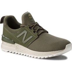 Sneakersy NEW BALANCE - MS574DUO Zielony. Zielone buty sportowe casual New Balance, bez wzorów, z materiału, bez zapięcia. W wyprzedaży za 299.00 zł.