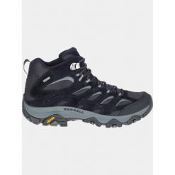 Buty turystyczne męskie Merrell Moab 3 Mid GTX. Szare buty turystyczne Merrell, bez wzorów, z gore-texu, bez zapięcia, wspinaczkowe, gore-tex. Za 879.00 zł.