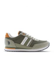 U.S. Polo Assn. Sneakersy w kolorze zielonym rozmiar: 42. Zielone buty sportowe casual U.S. Polo Assn., bez wzorów, bez zapięcia. Za 206.42 zł.