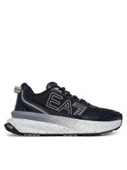 EA7 Emporio Armani Sneakersy X8X177 XK381 U546 Granatowy. Niebieskie buty sportowe casual EA7 Emporio Armani, bez wzorów, z materiału, bez zapięcia. Za 649.99 zł.