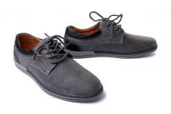 WOJTYŁKO 9W22605S popiel, półbuty męskie. Szare eleganckie półbuty Wojtyłko, bez wzorów, bez obcasa, bez zapięcia. Za 135.92 zł.