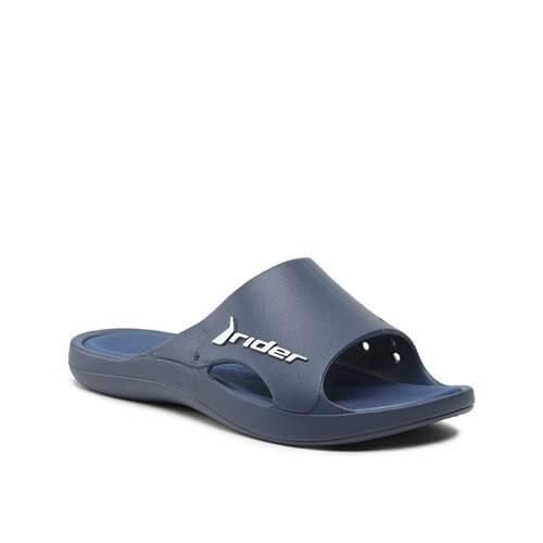 Klapki męskie Rider Bay Xii AD. Niebieskie klapki Rider, z gumy. Za 189.00 zł.