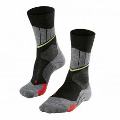 Skarpetki Falke SC1. Czarne skarpety Falke, bez wzorów, z elastanu. Za 158.00 zł.