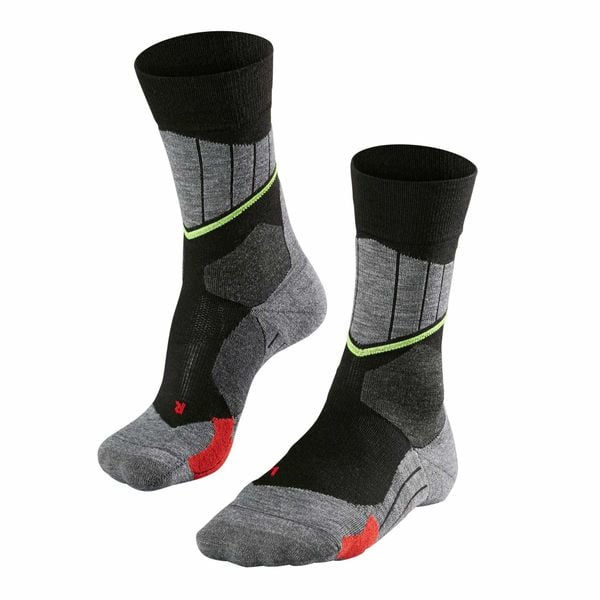Skarpetki Falke SC1. Czarne skarpety Falke, bez wzorów, z elastanu. Za 158.00 zł.