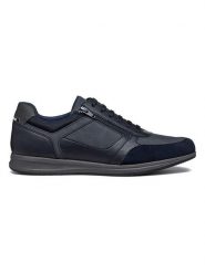 Geox Sneakersy "Avery" w kolorze granatowym rozmiar: 39. Niebieskie buty sportowe casual Geox, bez wzorów, z materiału, bez zapięcia. Za 247.45 zł.