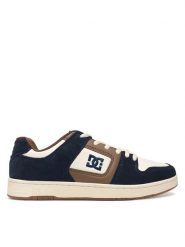 DC Sneakersy MANTECA 4 ADYS100765-TBN Granatowy. Niebieskie buty sportowe casual DC, bez wzorów, ze skóry, bez zapięcia. Za 279.99 zł.