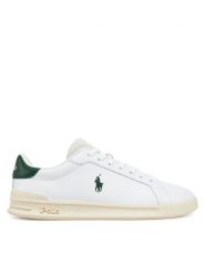 Polo Ralph Lauren Sneakersy Heritage Court II 809960929001 Biały. Białe buty sportowe casual Polo Ralph Lauren, bez wzorów, ze skóry, bez zapięcia. Za 539.99 zł.