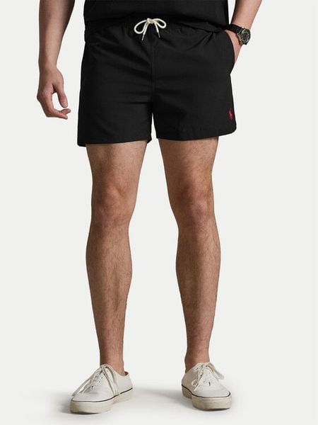 Polo Ralph Lauren Szorty kąpielowe 710B16721010 Czarny Slim Fit. Czarne kąpielówki Polo Ralph Lauren, l, bez wzorów, z syntetyku. Za 377.99 zł.