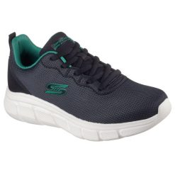 Męskie BOBS B FLEX ICY EDGE Sneakersy Czarny. Czarne buty sportowe casual Skechers, bez wzorów, z dzianiny, bez zapięcia. Za 239.99 zł.