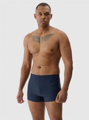 4F Kąpielówki męskie - granatowe XL. Niebieskie kąpielówki 4F, m, bez wzorów, z elastanu. Za 59.99 zł.